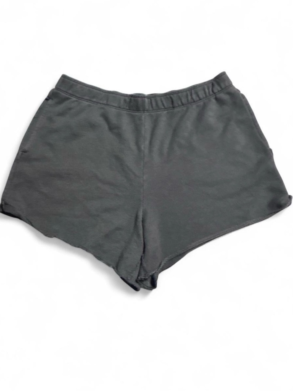 Aerie Women's Distressed Grey Lounge Shorts - Size L
